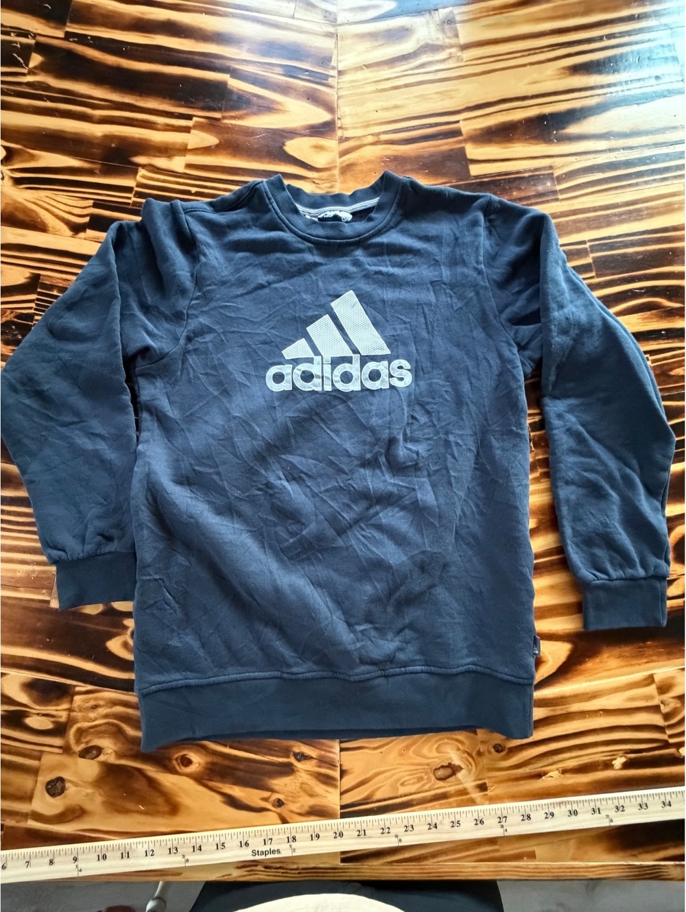adidas black logo sweatshirt